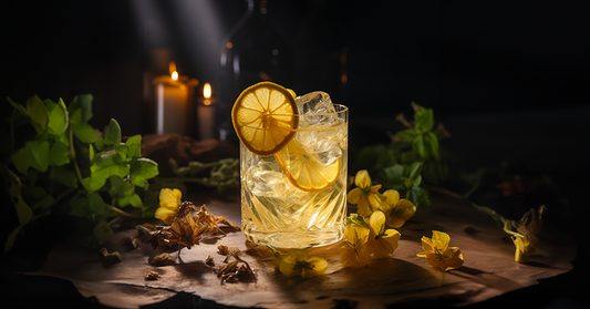A Refreshing Twist, Making a Cocktail with Airdd's Dried Lemon Slices